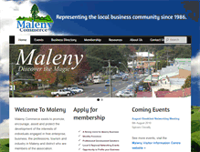 Tablet Screenshot of malenycommerce.org.au